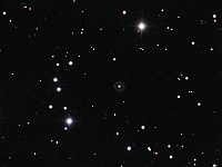 PGC 54559  Hoag's Object, an unusually symmetric ring galaxy in Serpens. Taken at home on 07/10/12, 07/12/12, 07/14/12, 07/17/12 and 07/18/12. PlaneWave CDK 12.5 and ST-10 XME camera. 300 seconds/image, total time 6h 35m (LRGB=210:65:60:60).